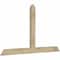 Ekena Millwork Portland Rough Sawn Timber Gable Bracket, Douglas Fir, 60"W x 35"H x 2"D x 4"F, 14/12 Pitch GBW060X35X0204POR00RDF - alternate 2